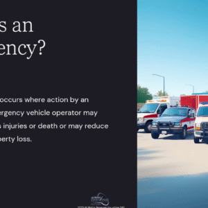 Emergency Vehicle Operator Courseurse