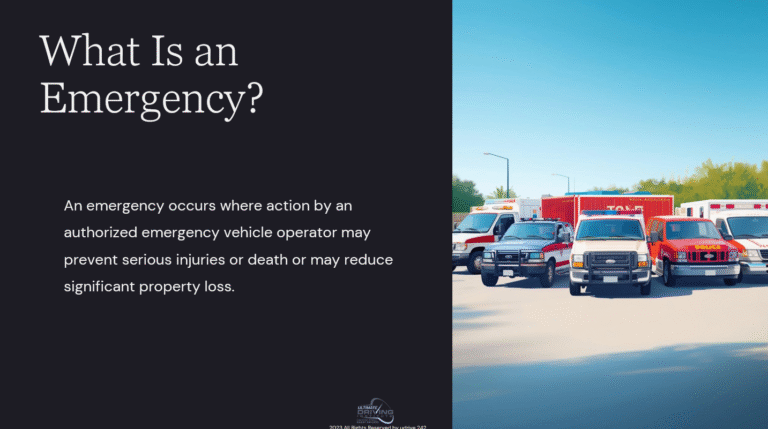 Emergency Vehicle Operator Courseurse